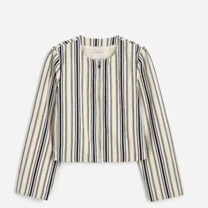 NWT Madewell Cropped Cardigan Zip Jacket Large Womens Misses